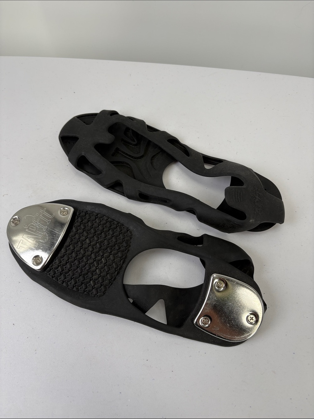🐨 TAPfit Black Tap Shoe Covers with Metal Toe & Heel Plates size large